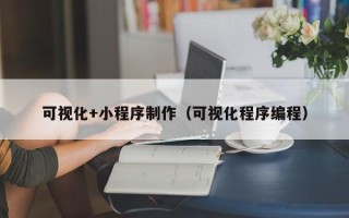 临邑可视化+小程序制作（可视化程序编程）